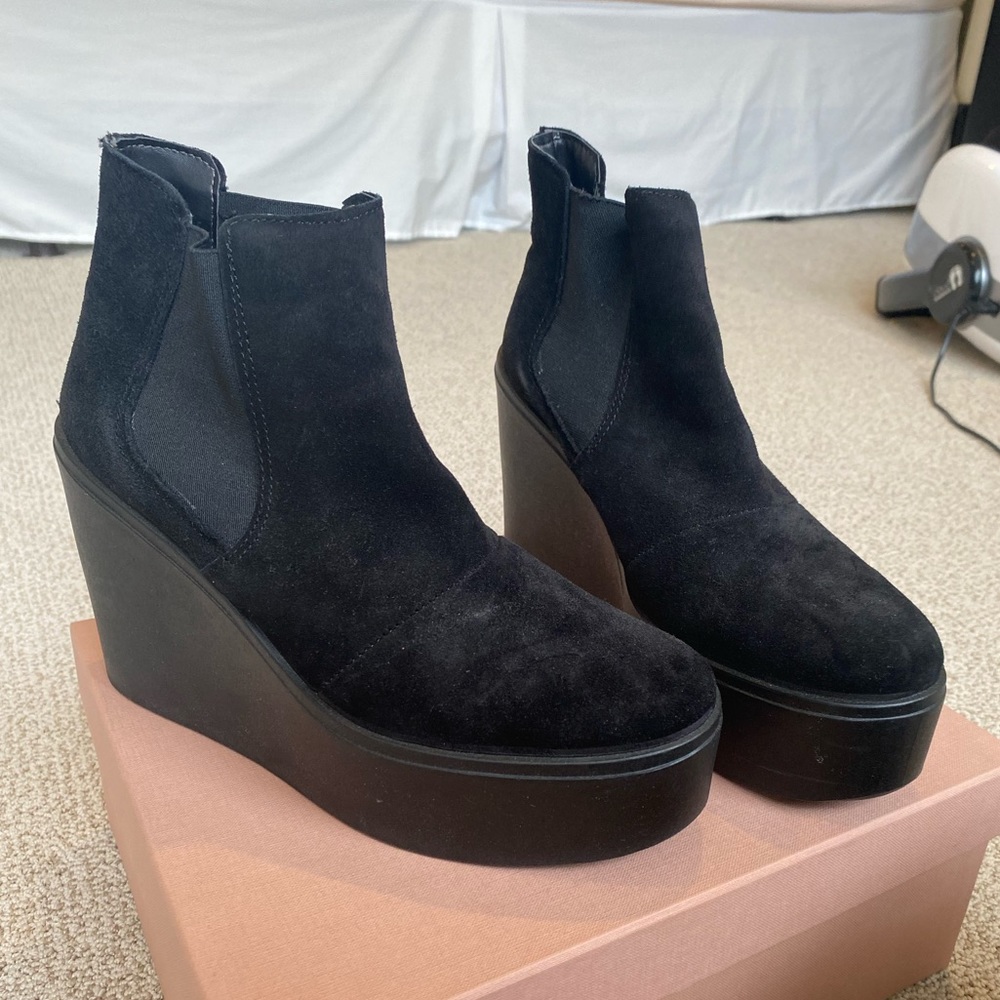 Topshop Chelsea Boots Heel Wedge
